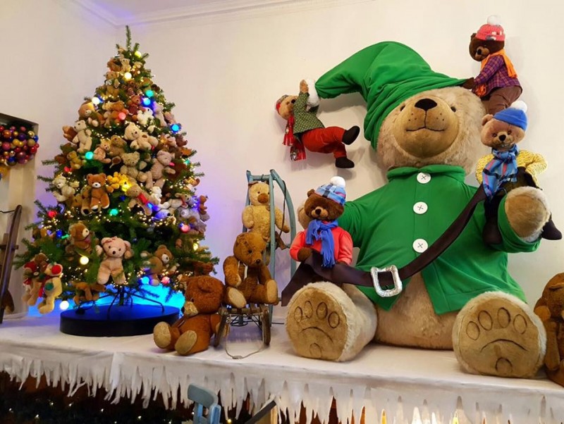 Vánoční dům a největší muzeum medvídků