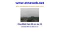 Italská sopka Etna - webkamera